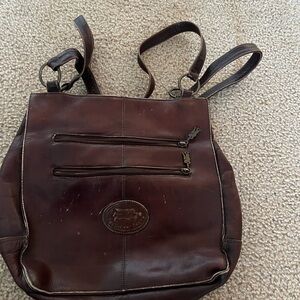 Brown Leather vintage  american angel  Bag
